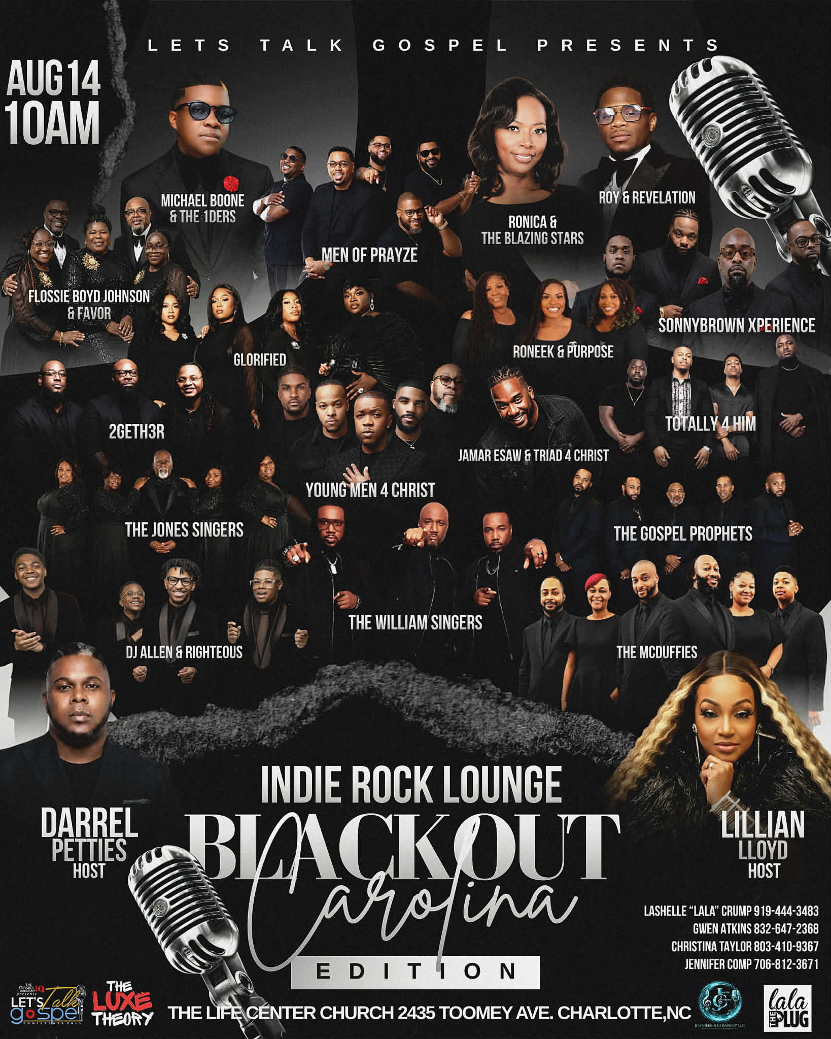 Let's Talk Gospel — Indie Rock Lounge Blackout Carolina Edition flyer